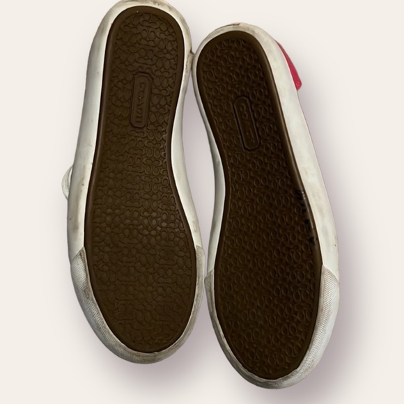 COACH Barrett Women’s Pink/Brown Sneakers Size 9 - Picture 4 of 6